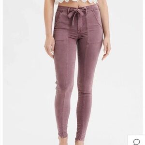 American Eagle Outfitters Dusty Pink Jeggings